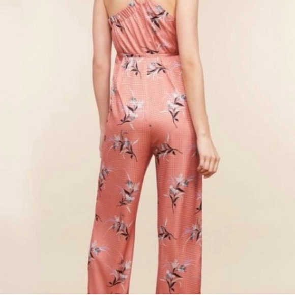 Womens Jessica Simpson Maternity Floral Wide Leg Jumpsuit Size Medium - Picture 9 of 9